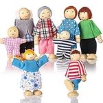 Jzszera Wooden Doll House People of