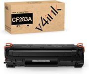 v4ink Compatible CF283A Toner Cartridge Replacement for HP 83A CF283A for use in HP Laserjet Pro MFP M127fw M127fn M125nw M201dw M201n M225dn M225dw M125a Series Printer (Black, 1 Pack)