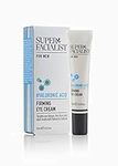 Super Facialist for Men Firming Eye Cream 15ml. Hydrating Hyaluronic Acid, Caffeine & Retinol minimises signs of eye fatigue. Targets fine lines and wrinkles, puffiness and dark circles.