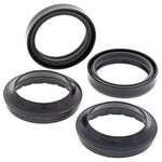 All Balls Racing 56-133-1 Fork and Dust Seal Kit Compatible with/Replacement for Honda Kawasaki Suzuki Yamaha