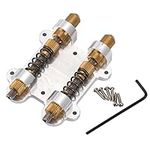 Musiclily Pro Dual Brass Guitar Tremolo Stabilizer Tremolo Stopper Tremsetter for Floyd Rose and Other Floating Tremolo Bridge Systems