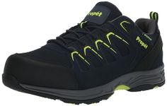 Propét Men's Cooper Waterproof Hiking Boot, Navy/Lime, 15 XX-Wide