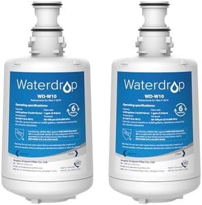 Waterdrop F-201R Water Filter Cartridge, NSF/ANSI 42 Certified, Replacement for F-201R Water Filter Cartridge for Hot Water Dispenser, pack of 2, Model No. WD-W10