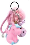 Keyring Unicorn Silicone Fluffy Fau