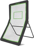 Lacrosse Rebounder for Backyard - 7x4 Ft. Lacrosse Bounce Back Net, Volleyball Rebounder, Pitch Back Baseball Rebounder fits for Volleyball, Tennis and Softball Training (Green)