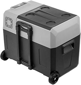 BuoQua Réfrigérateur Portable à Compression 40 L Glacière Électrique Voiture 569 x 368 x 483 mm Congélateur 45 W Panneau Numérique Intelligent pour Laisser Aliments et Boissons Fraîches