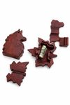 Handcrafted Wooden Dinosaur leafPuzzle Box with Secret Compartment | Hidden Storage Wooden Jewellery & Money Box | Brain Teaser Decorative Showpiece Gift