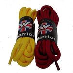 Warrior Clothing Red & Yellow Laces - 140cm for 8-10 Hole Boots - Pack of 2