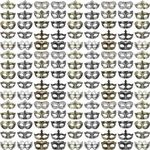 Lenwen 200 Pcs Masquerade Mask Bulk