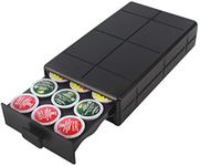 EVERIE Coffee Pod Holder Drawer Compatible with K-Cup, 18 Pods, Black