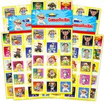 Garbage Pail Kids Party Favors Sticker Set - Bundle Includes 12 Sheets of Garbage Pail Kids Stickers, Over 160 Stickers Total! (Garbage Pail Kids Stickers and Party Favors)