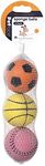 Petface Sponge Balls, Pack of 3