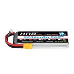 HRB Lipo Battery 5200mAh 50C 3S 11.1V RC Cars Battery Pack with XT90 Plug for RC Racing Hobby Drone Airplane Helicopter Car Truck Boat Traxxas Slash DJI