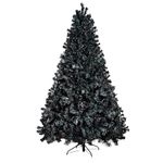 Unlit Black Christmas Tree