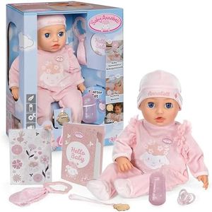 Baby Annabell Interactive Annabell 43cm - Soft bodied baby doll with realistic movements, sounds & accessories - Suitable for Children Aged 3+