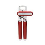 KitchenAid Tin Opener, Can and Bottle Opener, Stainless Steel, Empire Red