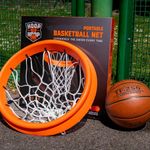 Portable Basketball Net/Hoop | HoopTheHoop | Outdoor and Indoor Removable Basketball Net | Fits All Standard Rim Types | Fast, Easy Setup