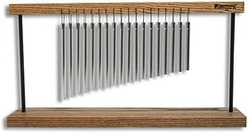 Treeworks Chimes Medium Top Bar Chime — Made in U.S.A. — for Percussion Tables, Desks, Classroom Music, Meditation or Yoga, Includes Tennessee Hardwood Stand, inch (TRE9t)