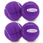 Top Glides Precut Walker Tennis Ball Glides - Purple - 2 Pairs