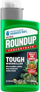 Roundup Ultra, Tough Weedkiller, Concentrate Liquid, 500 ml