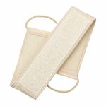 Back Scrubber Exfoliating Loofah Back Washers for Shower Bath Sponge Body Scrubber Backwash Belt Back Exfoliator Strap Scrubbing Dry Clean Skin Double Side Pad Men Women Bathroom Accessories 63 Cm