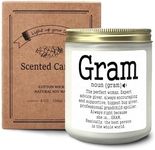 CIOJUNE Grams Gifts for Grandma - Grandma Mothers Day Gift Ideas, Grandma Cedar Scented Candles, Best Grandma Gifts, Grandma Gifts from Grandchildren, Grandma Birthday Gifts, Gifts for Gram