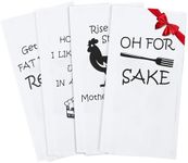 Decorative Kitchen Towels - Funny Kitchen Towels with Sayings, Tea Towels For Kitchen, Funny Dish Towels, Perfect for Housewarming Gift Christmas Mothers Day Birthday (Funny Sayings)