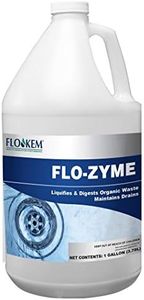 Flo-Kem 5195 Flo-Zyme Bio-Enzyme Drain Opener/Deoderizer with Pleasant Scent, 1 Gallon Bottle, Milky White