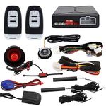 EASYGUARD EC010-SR PKE car Burglar Alarm Remote Starter keyless Start Push Start Button keyless Entry Shock Warning Proximity Lock Unlock DC12V