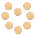 Brass Magnet,Fridge Magnet,Office Magnet,Round,gold,for Fridge Calendars Whiteboards Maps Decoration magnetic glass boards(8 Pack)