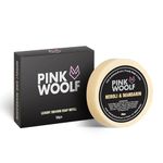 Pink Woolf Shaving Soap Neroli & Mandarin (REFILL) | Creates A Rich Lather For A Smooth And Comfortable Shave | Suitable For All Skin Types - 50g (Pack Of 1)