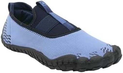 Impakto Barefoot Rooted Comfortable Big Toe Box Gym, Cross Training, Walking Shoes for Men Blue