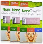 Nano Towels Skin Exfoliating Cleanser | Personal Microdermabrasion Face Wash, Pore Toner & Body Scrub Cloth | Chemical Free Dead Skin and Blackhead Remover. Korean Skin Care Secret | 6 Exfoliators