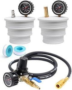 KUNGJUER Charge Air Cooler CAC Boost Leak Tester3 3.5" 4" USEU Air Fittings
