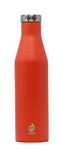 MIZU - S6 Slim Series Water Bottle | 19 oz. Double Wall Stainless Steel Vacuum Insulated | Narrow Mouth with Leak Proof Cap | Multiple Colors | BPA Free, Orange