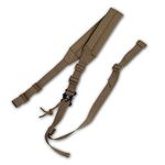 KRYDEX Tactical 2 point Wide Padded Rifle Gun Sling Durable Shoulder Padded Strap,Length Adjustable (Coyote Brown)