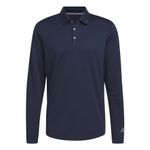 adidas Men's Long Sleeve Polo Shirt Collegiate Navy