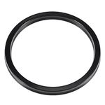 sourcing map USH Radial Shaft Seal 110mm ID x 125mm OD x 9mm Width Nitrile Rubber Oil Seal, Black