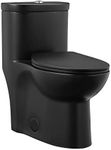 Swiss Madison SM-1T205MB Sublime One Piece Elongated Toilet Dual Flush, Matte Black