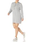 Calvin Klein Women's Long Sleeve Hoodie Dress, Ember Multi Tie Dye, XL