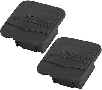 XSTRAP STANDARD 2PCS 2 Inches Trailer Hitch Cover, Black Receiver Tube Tow Hitch Plug, Tow Hitch Covers, Car Exterior Accessorie for Most Cars, Trucks, ATV, UTV, Toyota