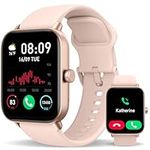 Smart Watch for Women Men (Answer/Make Call) with Alexa Built in, iPhone Android Compatible, Fitness Tracker Heart Rate Blood Oxygen Sleep Monitor 1.8'' Touch Screen Bluetooth Watch IP68 Waterproof