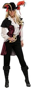 Rubie's Costume Maria La Fey Pirate Captain, Multicolored, One Size Costume