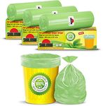 Shalimar Compostable Garbage Bag Size 24 X 32 Inches (Large) 30 Count Bags (3 Rolls) Dustbin Bag/Trash Bag - Green Color