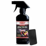 SHEEBA Bike & Scooter Complete Body Polish I High Gloss Shine I Easy Application I Long Lasting I Multipurpose Care for Painted, Plastic, Vinyl, Tyre, Helmet, Accessories - 200mL Pack.