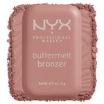 NYX Professional Makeup Buttermelt Powder Bronzer, Up To 12H Wear, Fade & Transfer Resistant, Shade: Butta Cup