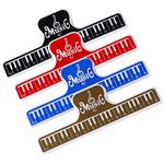 Plastic Music Holder Stand Sheet Book Page Clip Piano Score Sheet Folder Clamp Note File Clips for Piano Guitar Violin Playing Instruments and Reading Books, 4 Pack