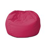 rucomfy Beanbags Small Kids Indoor/Outdoor Bean Bag. Childrens Outside Garden Chair. Pre-Filled Water Resistant & Durable. 50cm x 65cm (Cerise Pink)