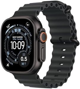 Apple Watch Ultra 3 [GPS + Cellular 49mm] Running and Multisport Smartwatch with Black Titanium Case with Black Ocean Band. Satellite Communications, Advanced Health and Fitness Tracking