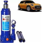 JAGGER JAG299 5 TON Universal Hydraulic Bottle Car Jack, Compatible for All Cars, Material - Alloy Steel, Color - Blue, Lifting Capacity ([ 5 TON ])